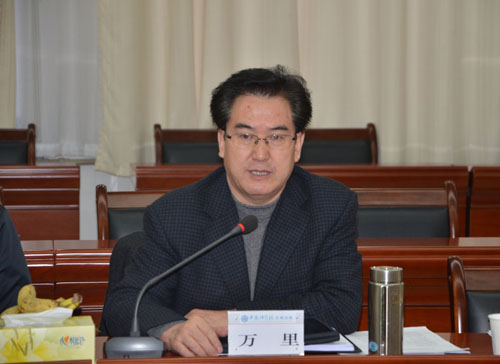 兰州新区管委会副主任万里一行调研兰州分院-